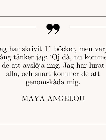 Citat om Bluffsyndrom